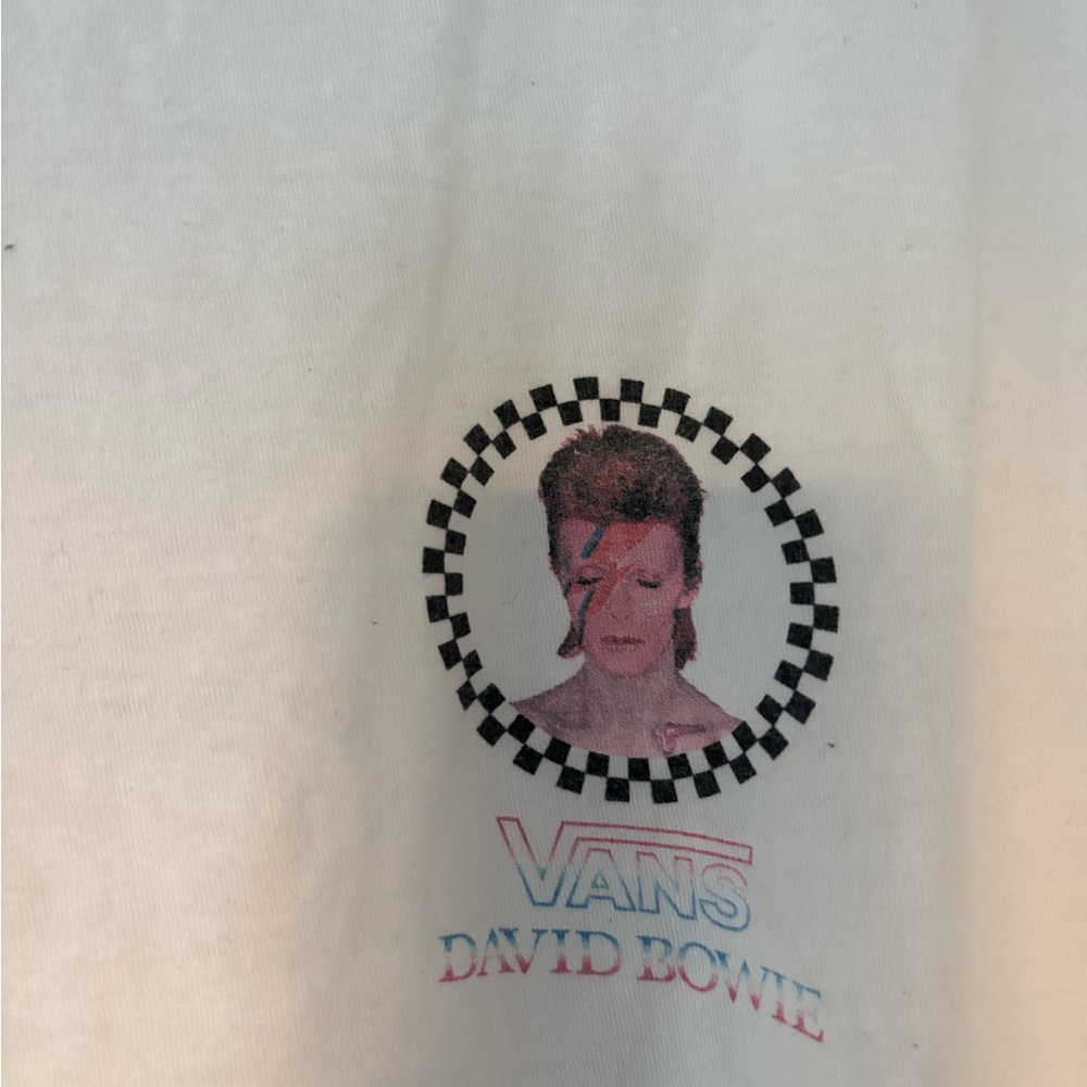 Vans X David Bowie Unisex Short Sleeve T-Shirt Size L - Picture 3 of 6